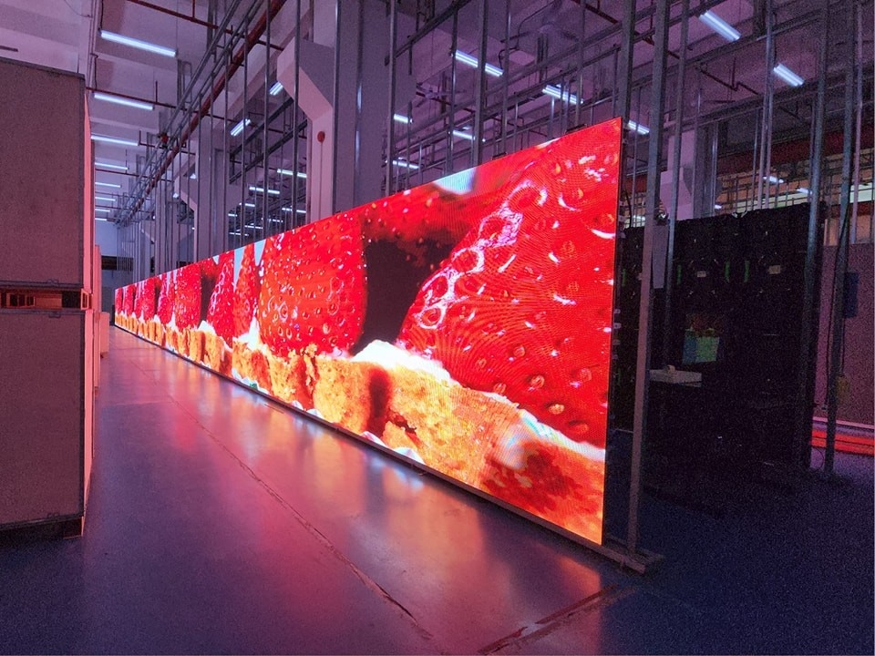 SMD2121 P4 Wnętrze RGB LED Aluminiowy ekran do odlewania w pełnych kolorach Kancelaria stała z żelaza i stali