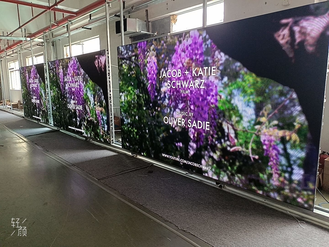 Stalowe P5 SMD Ekran LED zewnętrzny w pełnym kolorze Wynajem wodoodporny Duży ekran