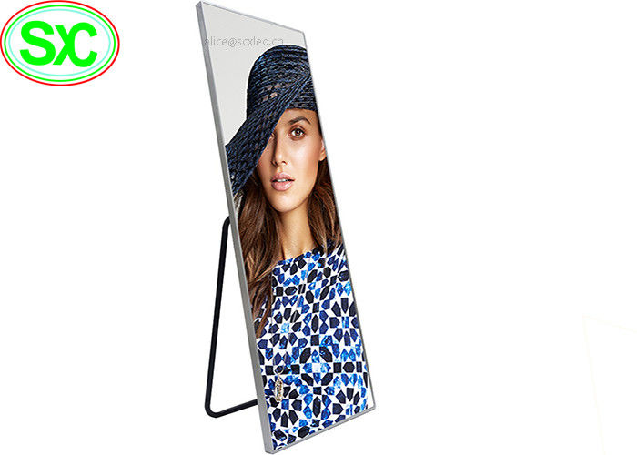 Przenośny kryty kolorowy wyświetlacz LED, cyfrowy wyświetlacz LED P3 wyświetlacz multimedialny