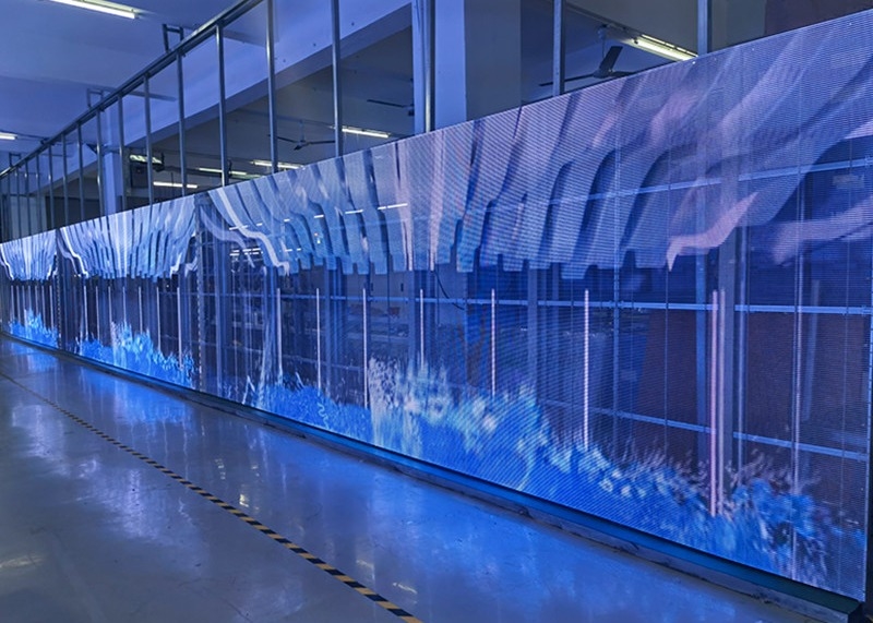 Pełnokolorowy przewód LED, przejrzysty panel LED SMD2121