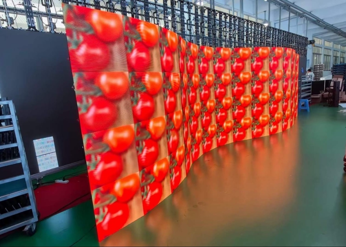 Zewnętrzny pełnokolorowy wypożyczalnia Reklama LED Display 256*128mm Moduł 6500cd/Sqm Jasność