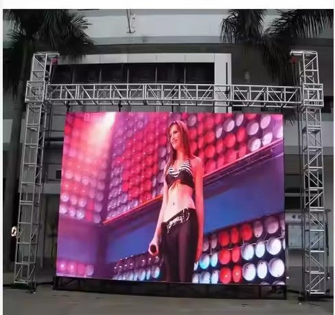 P10 Ekran reklamowy zewnętrzny LED IP65 wodoodporny 5000 cd Jasność