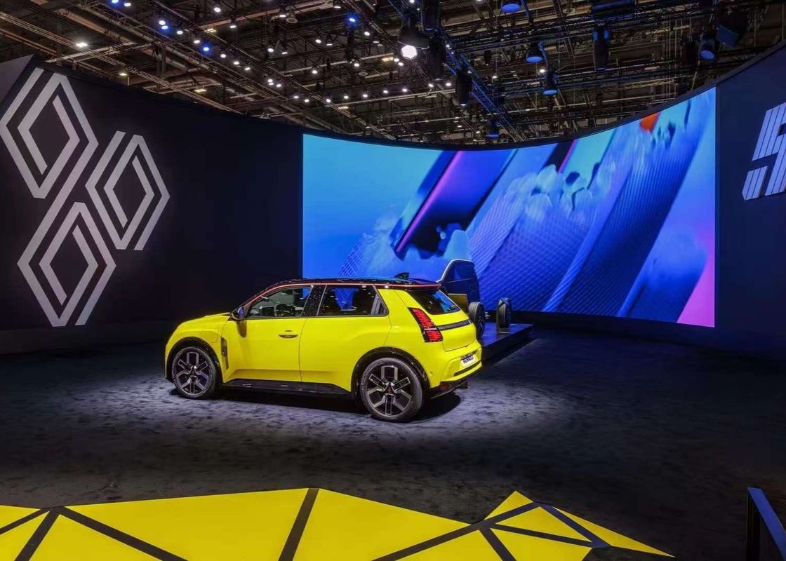 Duży, elastyczny wyświetlacz LED P2.5 zewnętrzny, bez mozaiki, tablice reklamowe LED, elektroniczny billboard LED