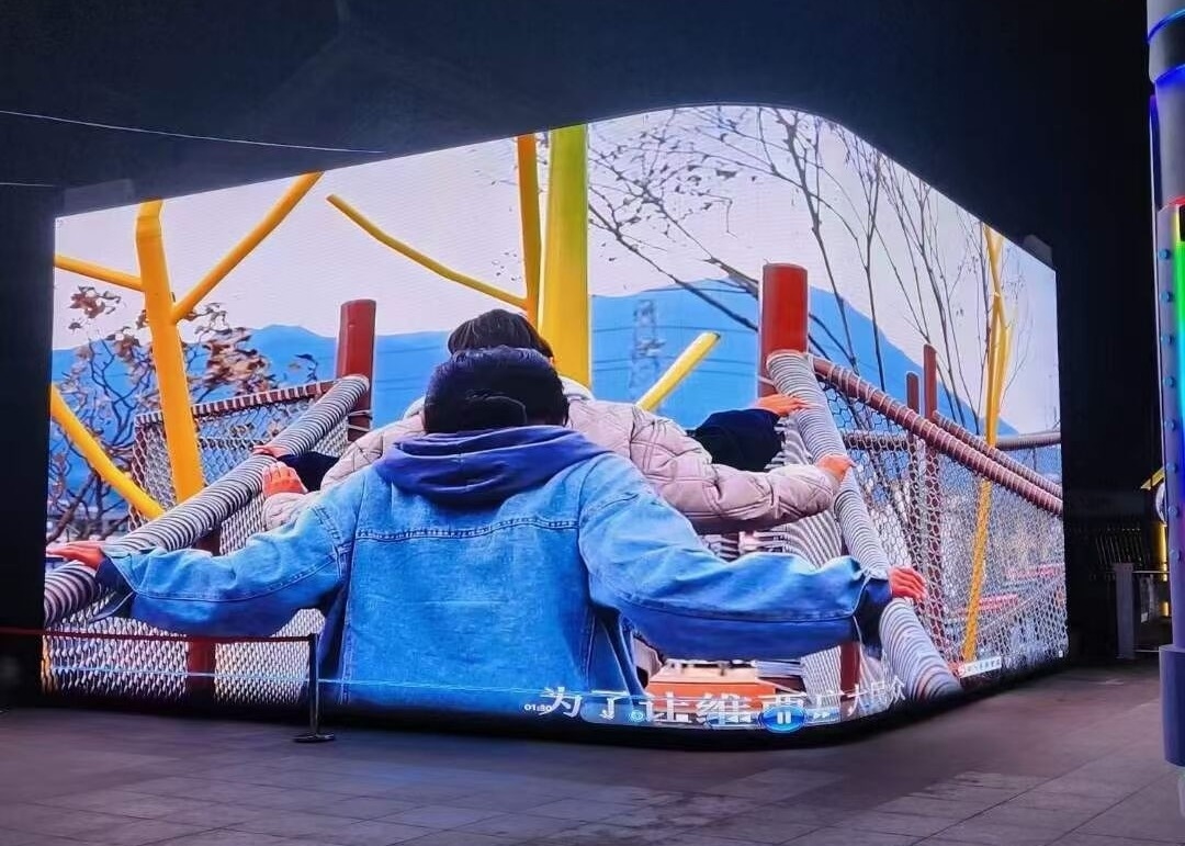 P4 High-Definition Full-Color Large-Scale Electronic Advertising Display Screen Indoor Soft Film Group