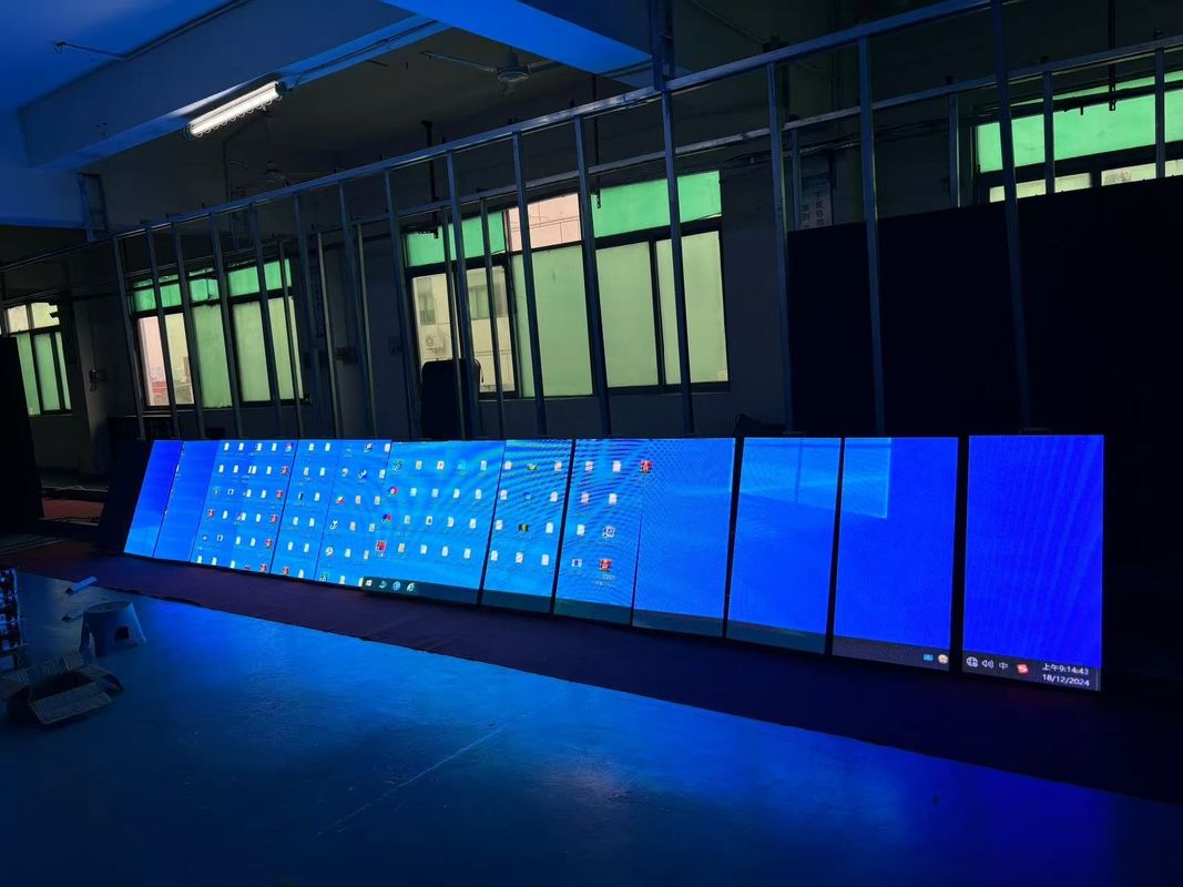 Konfigurowalny wyświetlacz LED do wynajęcia o wymiarach szafy 640*640mm na imprezy firmowe