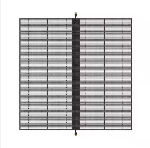 P2.6 Led Transparent Screen Display Grille Full Color Led Ice Screen Wewnętrzny elektroniczny ekran reklamowy Ekran szklany