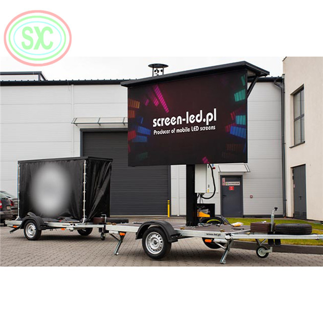 Texts Display Mobile Truck LED Display IP65 Iron Or Aluminum Cabinet for On-The-Go Advertising