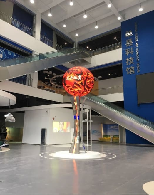 UL Certified Globe LED Display Najlepsze rozwiązanie dla wyświetlacza tekstu wideo i obrazu