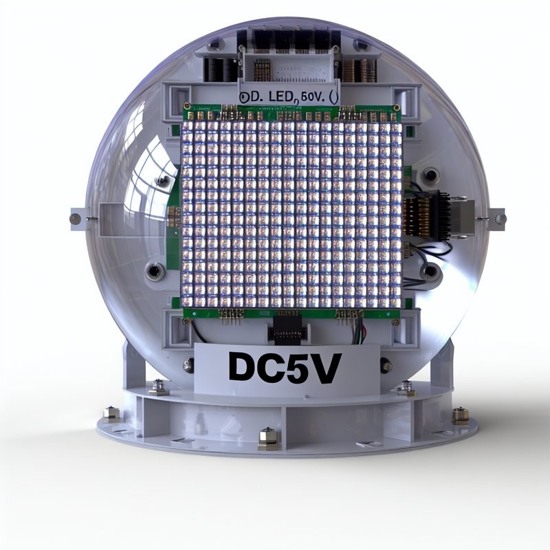 Ekran LED w kształcie kuli DC5V - ostateczny wybór dla potrzeb wyświetlacza wideo/tekstu/obrazu