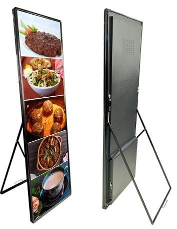 Konfigurowalny wyświetlacz LED z aluminiową obudową, moduł 128*64, rozdzielczość modułu 320x160mm