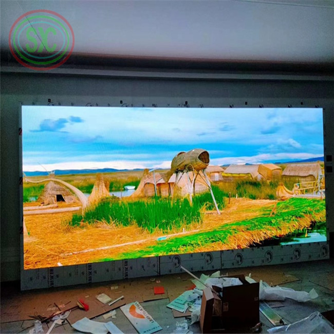 Moduł LED o wymiarach 320*160mm, pełnokolorowy, do użytku wewnętrznego, wyświetlacz o wymiarach 640*640mm, do reklamy wewnętrznej