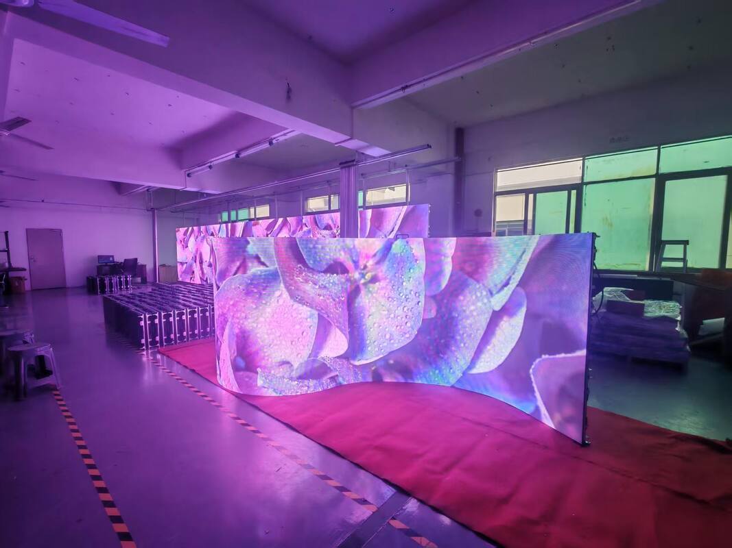 Wewnętrzny pełnokolorowy wyświetlacz LED p2.5 z szafką 640x480mm, częstotliwość odświeżania 3840hz