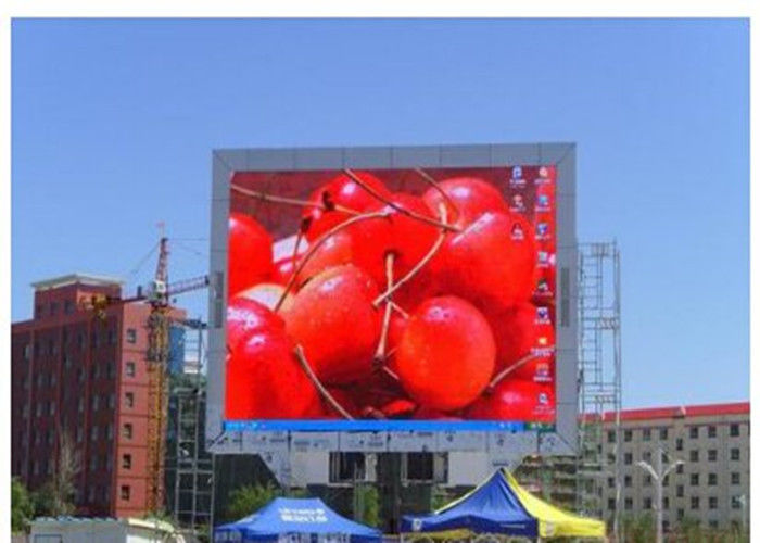 Gigantyczne komercyjne ekrany reklamowe P10 Led wodoodporne wysokiej rozdzielczości pełnobarwne