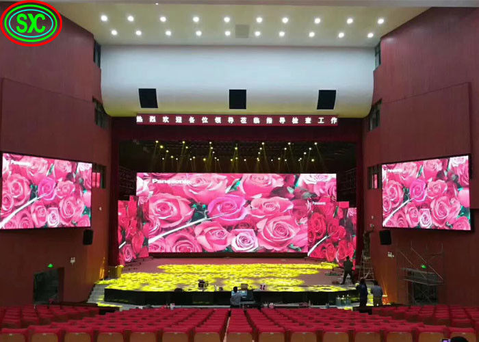 Wnętrze LED Scene Backdrop P4.81 500*500mm Kościół Hotel Konferencja LED ekran sceny backdrop