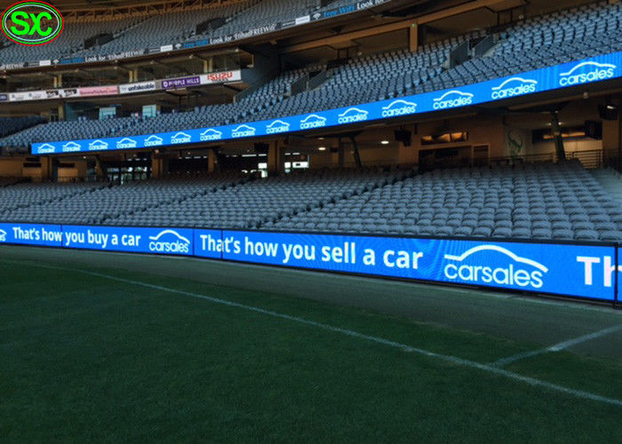 P8 Zewnętrzny obwód stadionu piłkarskiego Wyświetlacz LED, sportowy wyświetlacz LED na obwodzie