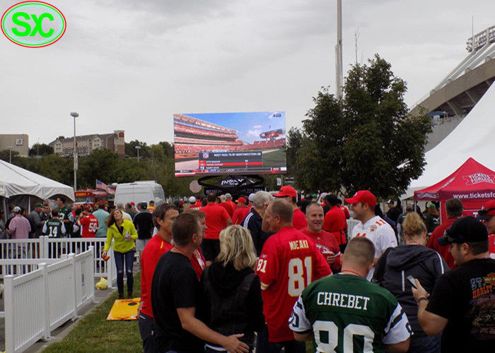 Wodoodporny stojak do wypożyczenia na zewnątrz IP65 Ruchomy wyświetlacz LED P4.81mm na imprezy, wynajem ekranu LED