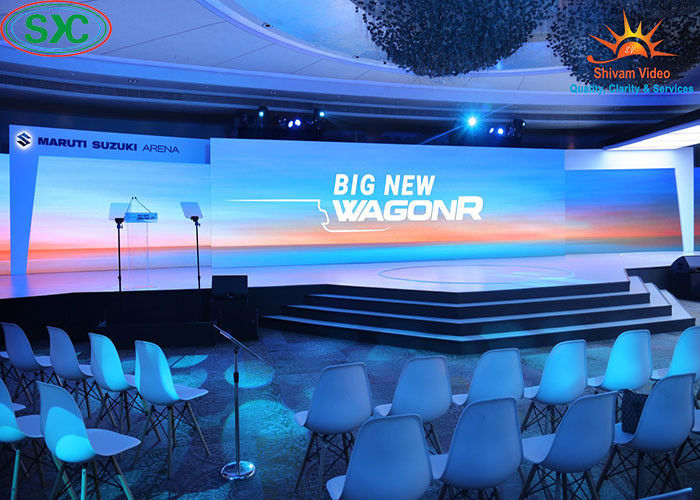 Wnętrze/Wydrzew Reklama Skrzywiony ekran LED Ekran IP34 3,91 mm Pixel Pitch skrzywiony wyświetlacz LED