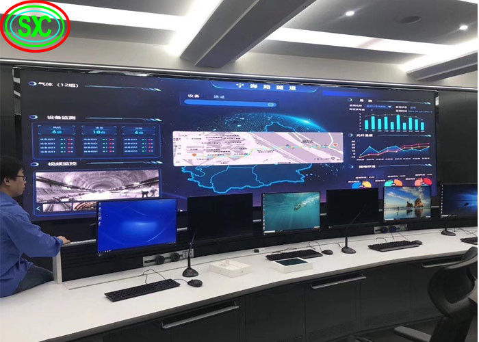 Stała instalacja wnętrza LED Video Wall 4 P5 P6 szeroki kąt widzenia bez upiorów