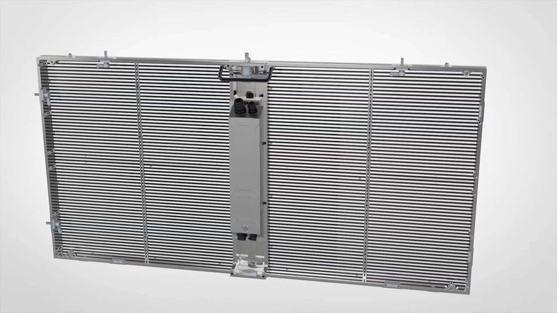 Przezroczysty panel LED w pełnym kolorze 3,91 mm do szklanych ścian kurtynowych