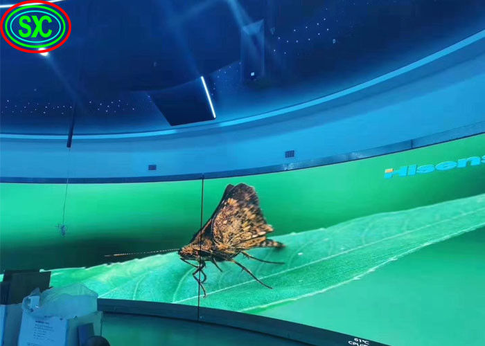 Łatwe w instalacji wypożyczalnia ekranu tła LED, ekran zasłony LED P3.91