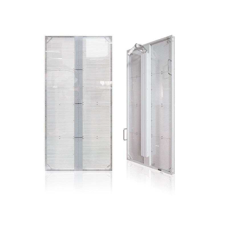 Światła waga Przejrzystość Led Video Wall Mesh Billboard Glass Display wodoodporny Przejrzystość Led Video Wall
