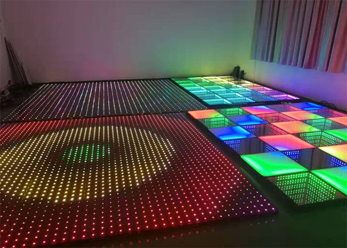 Chiny SMD3535 Sound Active Dj Led Disco Dance Floor Ciepłe białe panele wiązki
