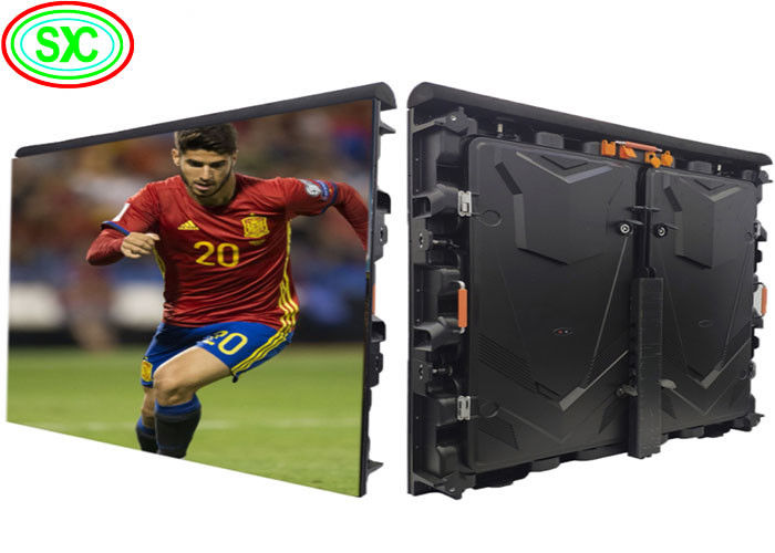 Wynajem okna aluminiowego z odlewem do wylewu Moduł miękkiego ekranu RGB Panel P8 IP65 Płyty reklamowe LED na stadionach
