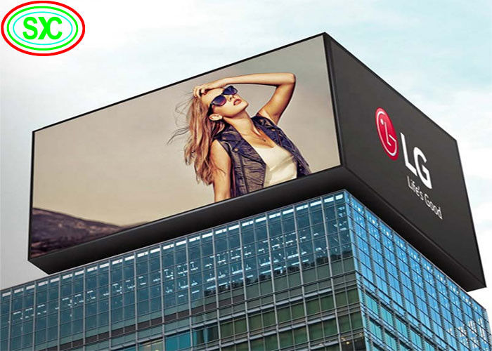 Wodoszczelny P10 Ekran LED w pełnym kolorze Reklamowy billboard z kolumną