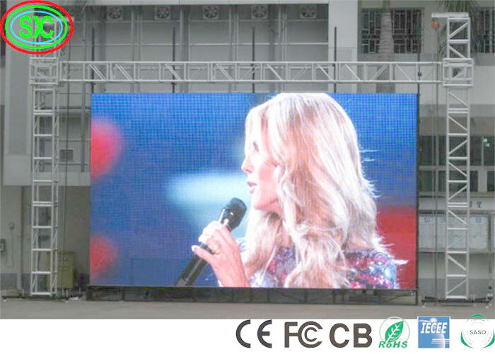 FCC IECEE 6000cd 40000dots/sqm 1R1G1B Scene Led Screens pełnobarwny wyświetlacz LED