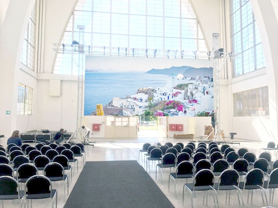 Wysokiej jakości pełnokolorowy panel ścienny LED HD P2.6 Stage Rental