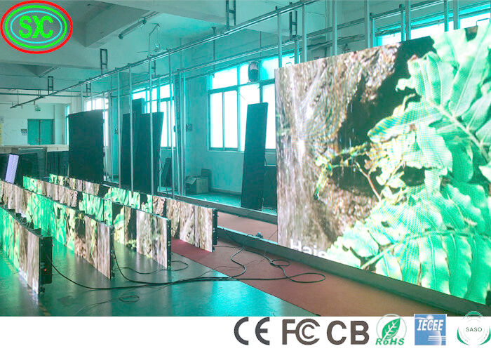 900cd/m2 SASO IECEE Led Screens P3.91 7056 Dots Stage LED Video Wall Led Screens