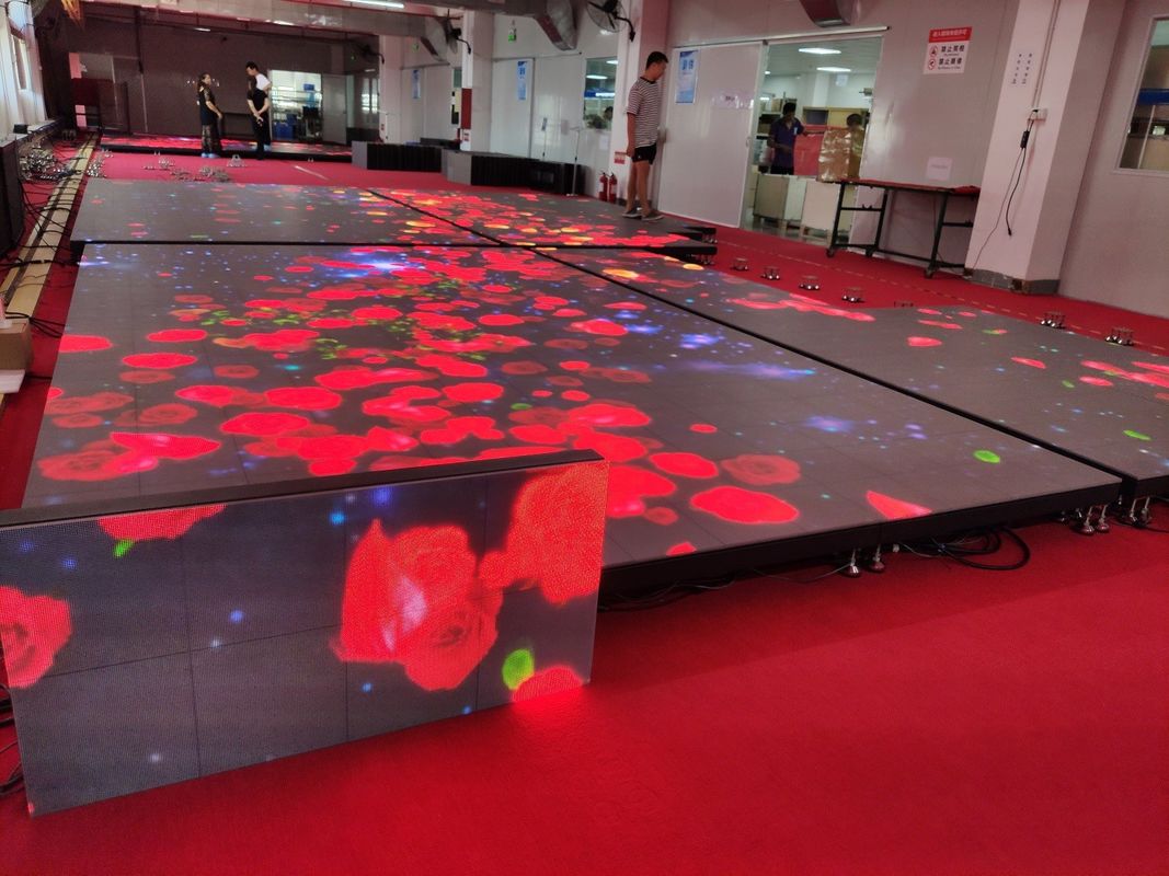 Full Color P4.81 Indoor Disco Party Event Przenośny panel rozrywkowy LED płyty podłogi tanecznej