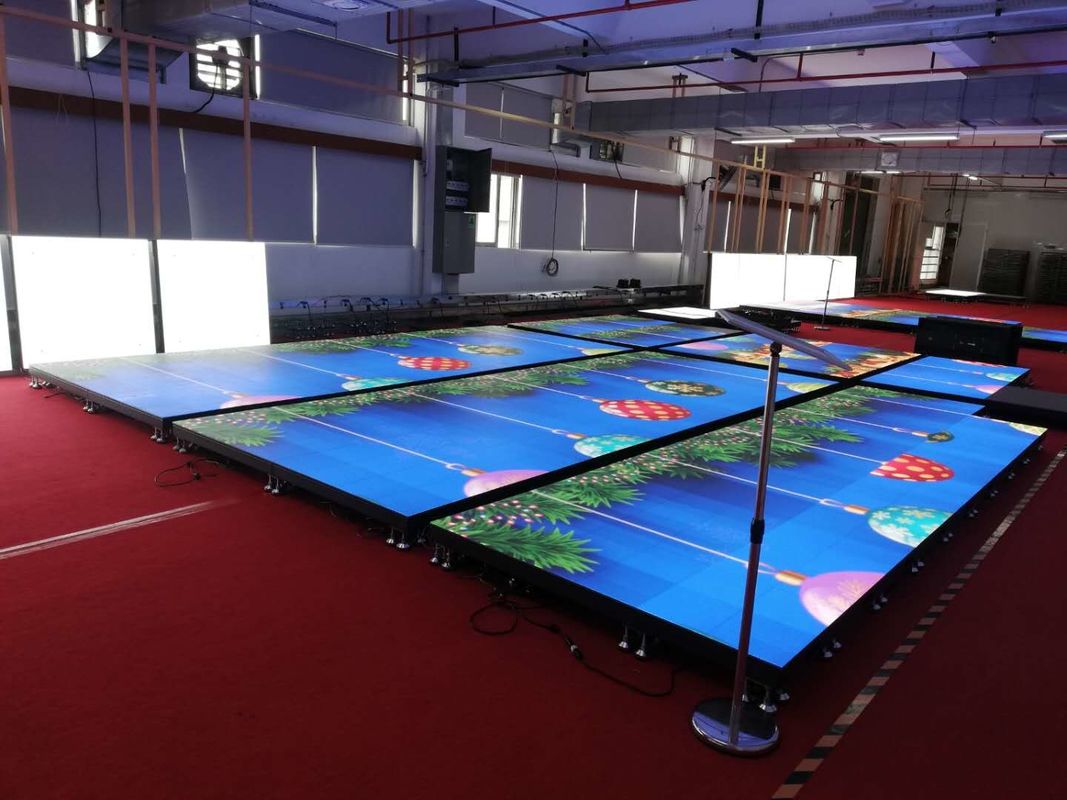 Sprzęt sceniczny impreza ślubna DJ Show Full Color RGB LED Disco Light Dance Floor Screen