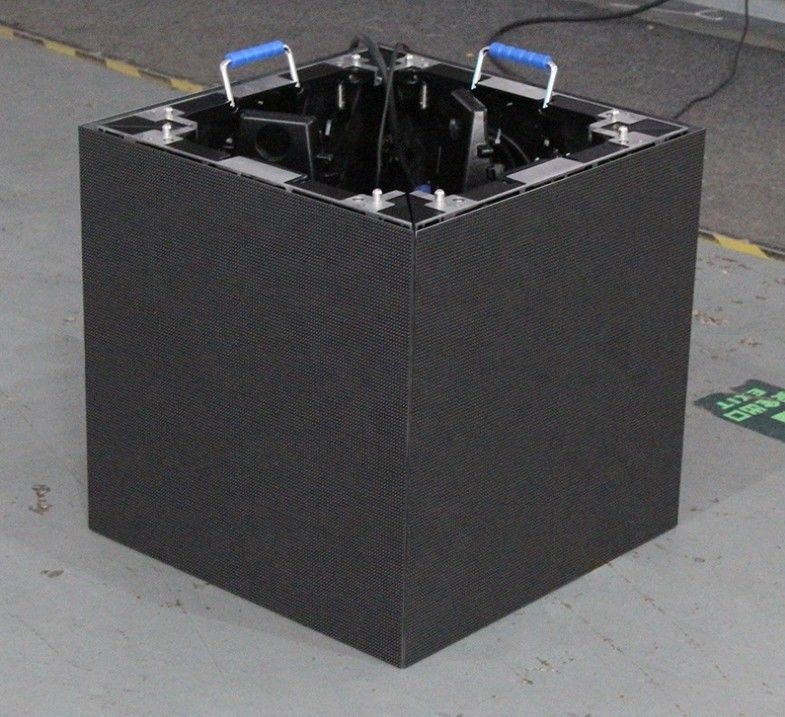 Wewnętrzne zewnętrzne 6 Stron Smd3535 2000nits Cube LED Video Wall P3.91mm Dla DJ Scene