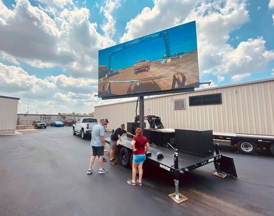 P6 Zewnętrzny panel LED 576x576mm IP65 wodoodporny 5000cd/m2