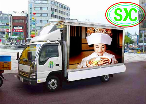 Dobra cena Komórka Przyczepa LED Wideo Billboard pojazdu SMD3528 IP67 Piksele 8mm w Internecie
