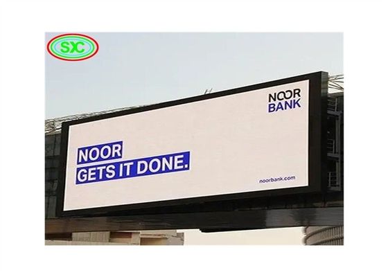 Pilot zdalnego sterowania P6 Zewnętrzny wyświetlacz LED RGB do reklamy z zasilaczem Meanwell