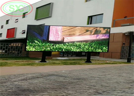 Dobra cena Pełnokolorowy wyświetlacz zewnętrzny LED P 10 z kolumnami reklamowymi w Internecie