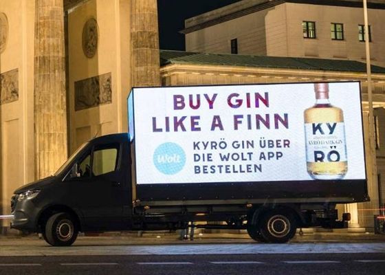 Dobra cena Mobilny Smart P8 Zewnętrzny ekran LED na stałe na Vans IP65 Wodoodporny w Internecie