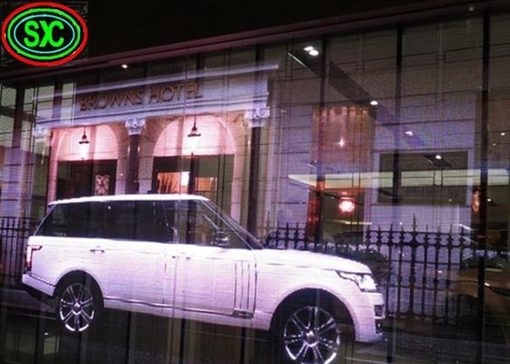 Lekkie szafy i moduły Przejrzysty ekran LED do wszechstronnych zastosowań zewnętrznych