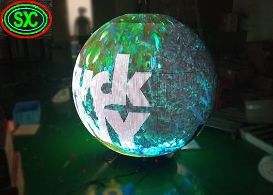 Wideo/tekst/obraz wyświetlacz Sphere LED Screen z wodoodpornością IP68 i napięciem DC5V