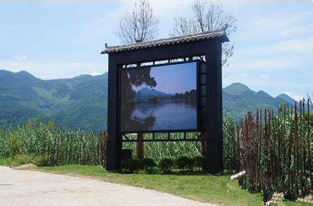 Wodoszczelny P10 Ekran LED w pełnym kolorze Reklamowy billboard z kolumną