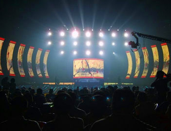 P4 Soft Hd Elastyczność w pełnym kolorze wynajętej matrycy do maks. Jasności pikseli 62500 Dots / Sqm