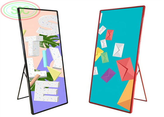 Tradycyjny wyświetlacz LED z plakatem P2.5 do wnętrz, zwierciadlany wyświetlacz LED do sklepów