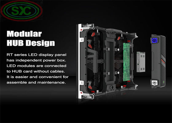 duże wysokie Jasność Led Indoor Billboard P3.91 Led Panel 500*500mm