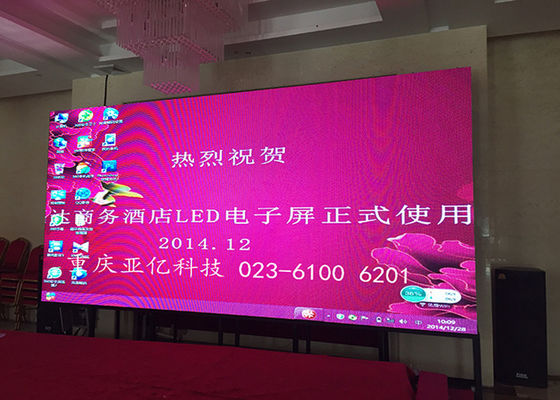 Montowanie ścienne Full Color Video Led Screen Rental Fixing P3 Indoor Display Screen