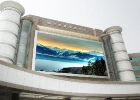 Dobra cena P10 Zewnętrzny pełnokolorowy wyświetlacz LED 10mm Pixel Pitch IP65 wodoodporny Wysoka jasność w Internecie