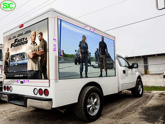 Dobra cena P5 RGB wideo Ciężarówka Komórka wyświetlacz LED, ekran LED Truck Reklama WIFI 3G w Internecie