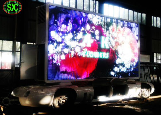 Dobra cena Mobilny ekran LED na ciężarówce zewnętrzny, naczepa / pojazd mobilny ekran LED zamontowany na ciężarówce billboard W Internecie
