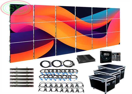 Doskonały wynajem w pomieszczeniach LED ekran P3.91 ściana tła dla recepcji komercyjnej